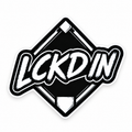 LCKD IN 2" Baseball Diamond Sticker