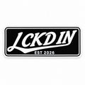 LCKD IN 3" Vintage Logo Sticker